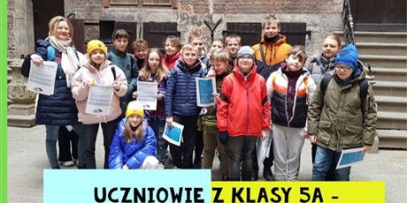 Powiększ grafikę: Uczniowie z 5a na wycieczce - Gdańska Starówka