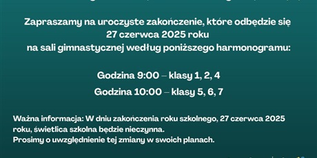 Koniec roku 2024/2025