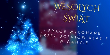 Świąteczne plakaty w Canvie...