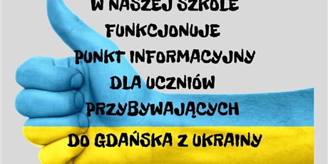 Powiększ grafikę: Informacja o punkcie informacyjnym dla Ukrainy
